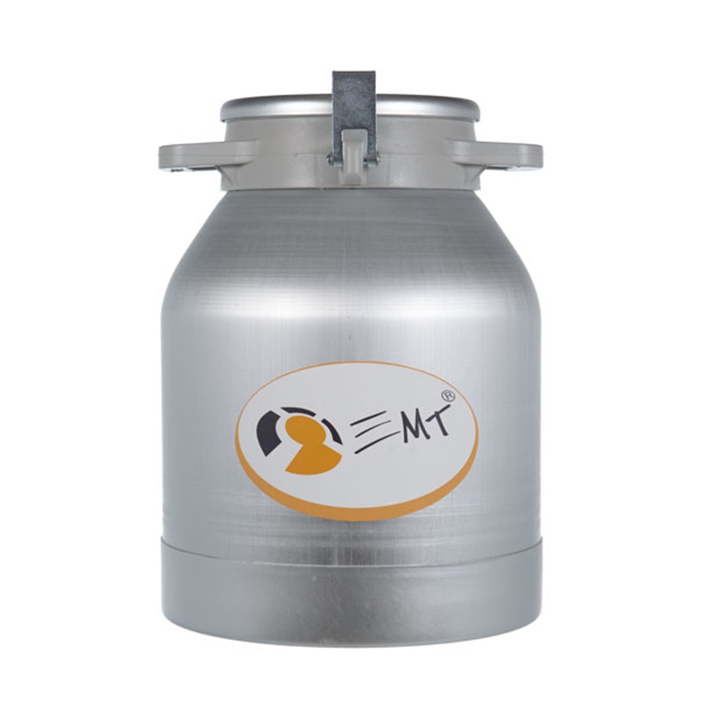 Bidon transport EMT 20 L, aluminiu, cu capac si clipsuri de prindere