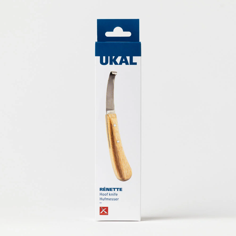 Cuțit copite lamă lată dublă – instrument profesional curățare copite - imagine 2