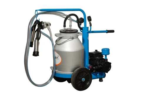 Aparat de muls vaci EMT BLUE, un bidon aluminiu 30 litri, un post