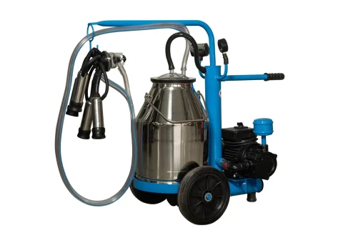 Aparat de muls vaci EMT BLUE, un bidon inox 30 litri, un post - imagine 2