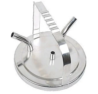 Capac inox cu maner si garnitura pentru bidon de 30 litri
