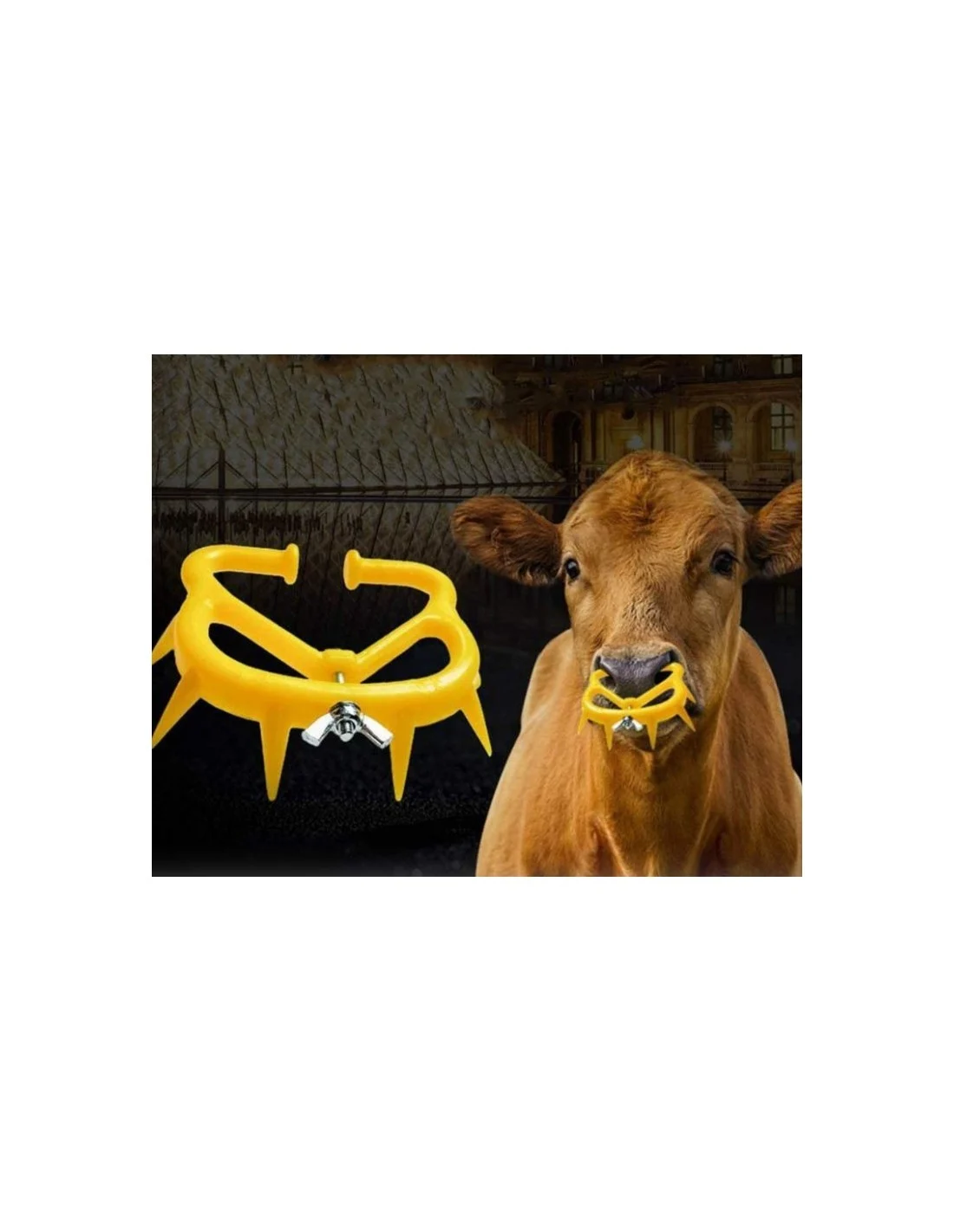 Inel nazal antisupt pentru intarcat vitei - imagine 2