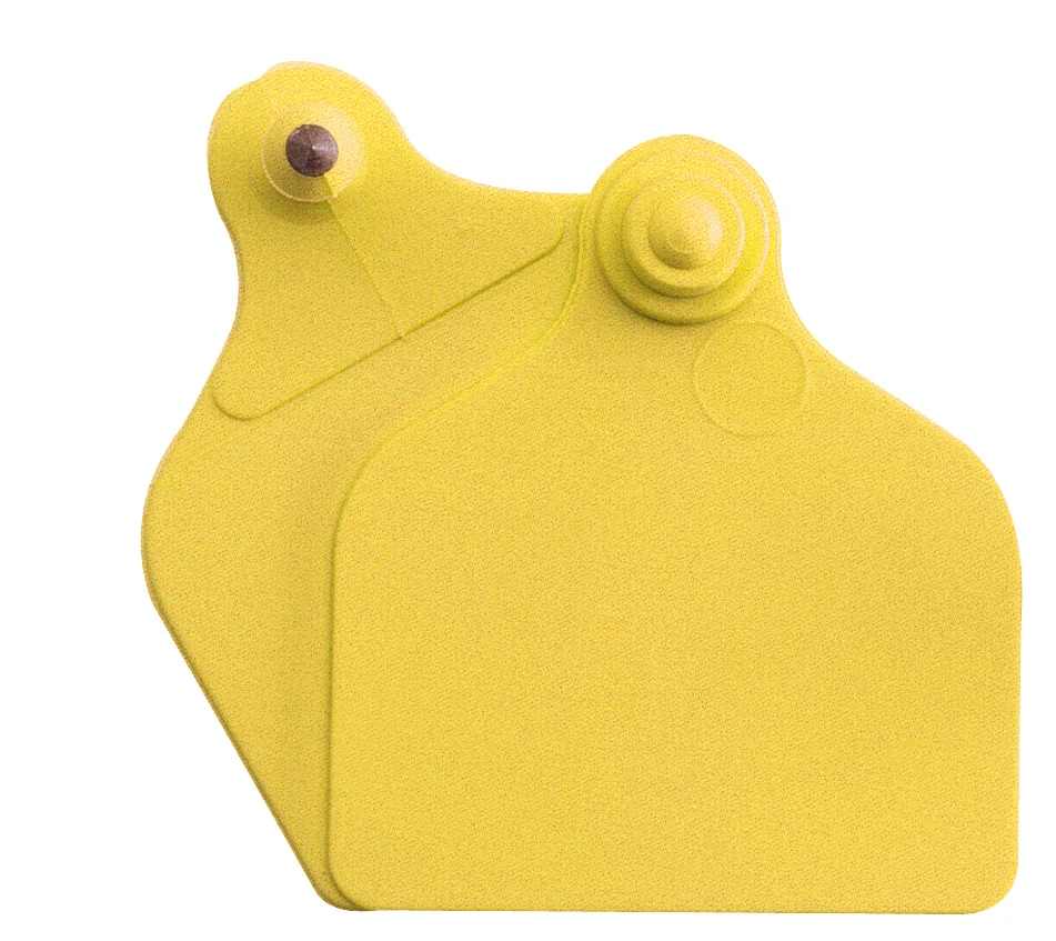 Crotalii bovine UKALFLEX MAXI galbene (20 perechi) – etichete identificare animale 71x63 mm