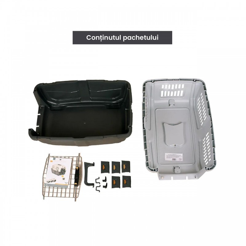 MPS SKUDO IATA 4 CUSCA PENTRU TRANSPORT CAINI 68x48x51(h)cm - imagine 2