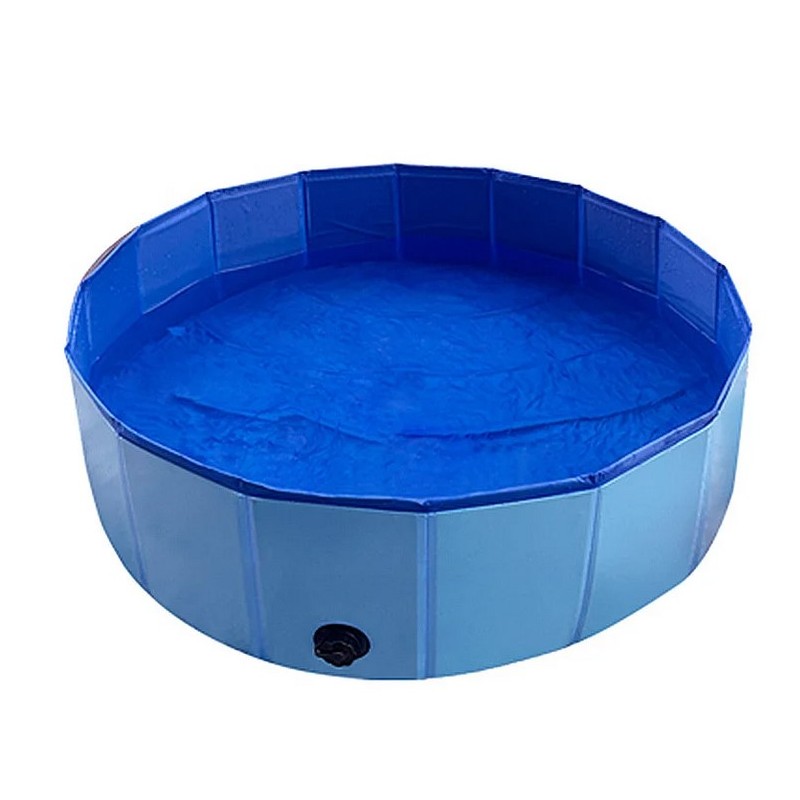Piscina pliabila, pentru caini, pisici, copii, din PVC, 120x30cm