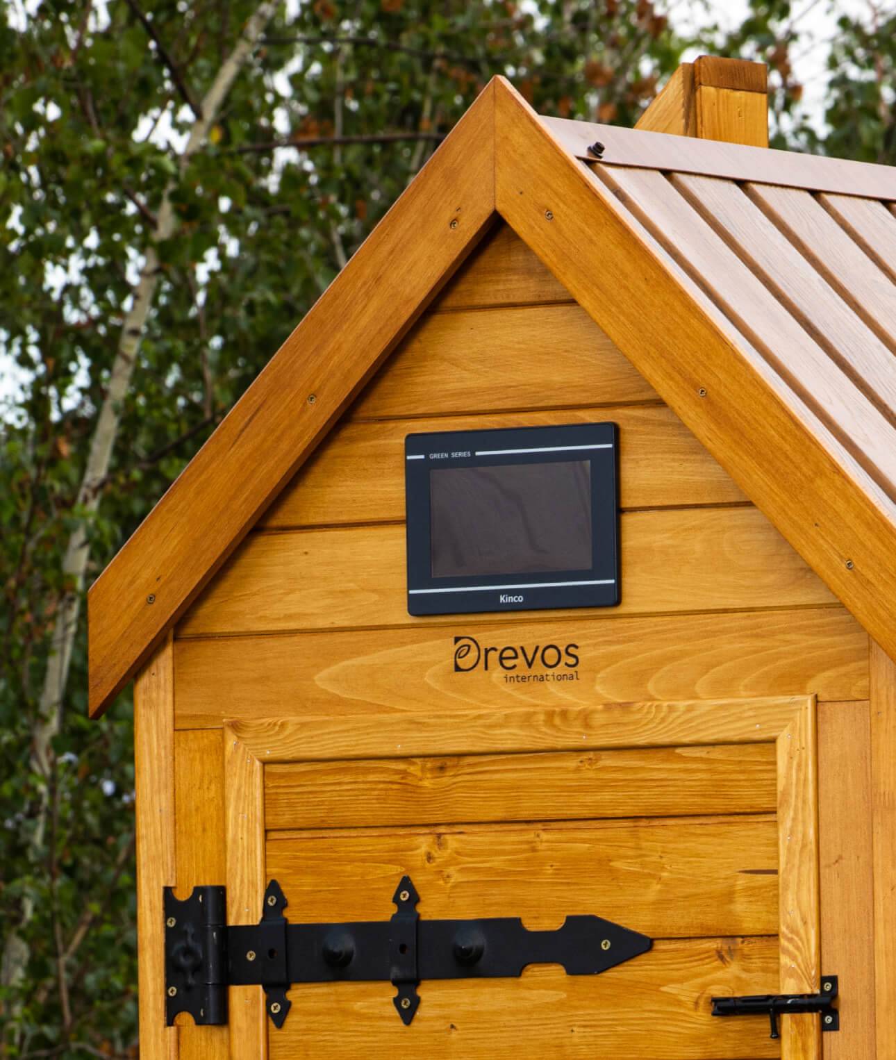 Drevos Smoker Smart 50. Afumătoare electrică automată. Afumare 3 în 1 + Convecție + Uscare produs. Fum rece/cald, Cameră rezistentă la căldură - imagine 3